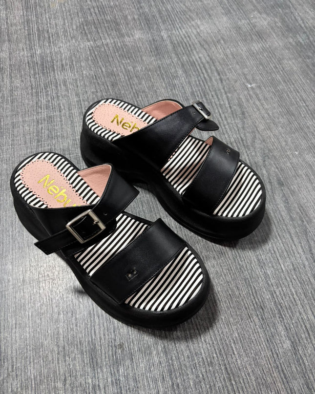 Sandalias toom - Negro 35 (Yayita)