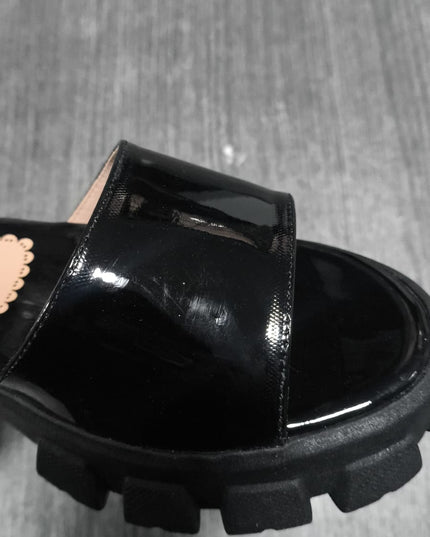 Sandalia Reggio - Negro Charol 37 (Yayita)