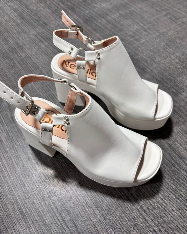 Sandalias moroni - Blanco 36 (Yayita)