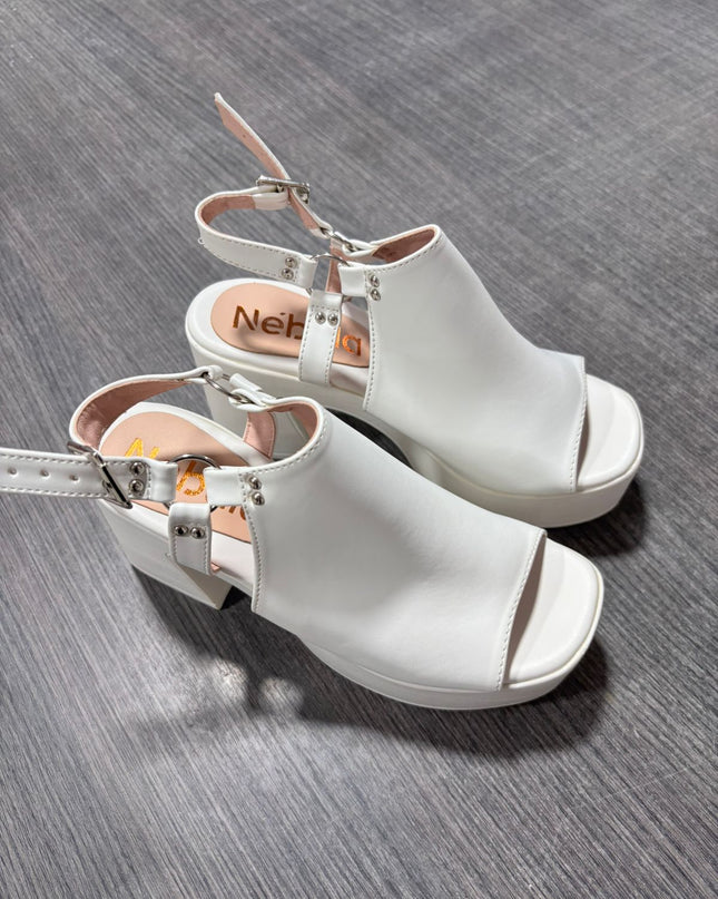 Sandalias moroni - Blanco 36 (Yayita)