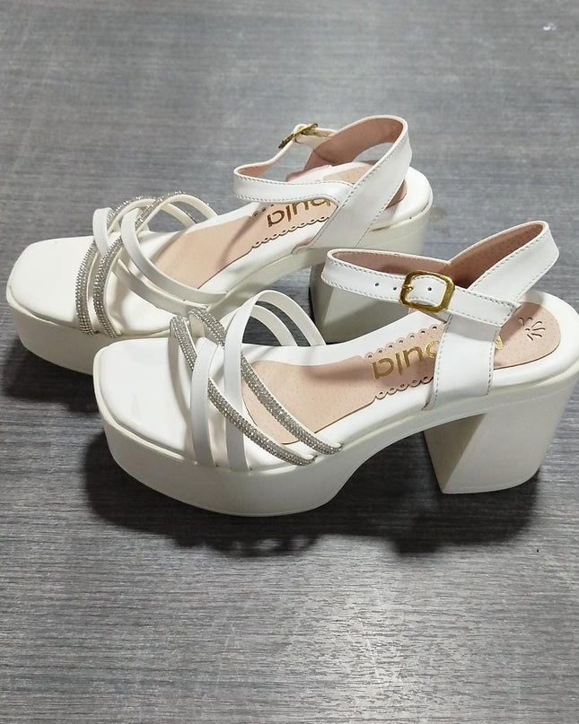 Sandalia Yanci - Blanco 37 (Yayita)