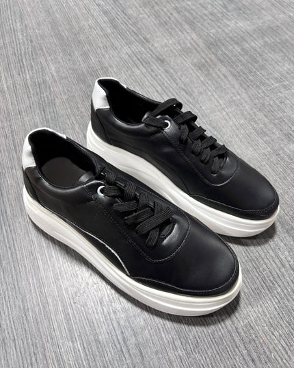 Zapatilla diest - negro plateado 37 (Yayita)