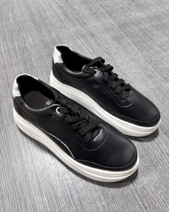 Zapatilla diest - negro plateado 37 (Yayita)