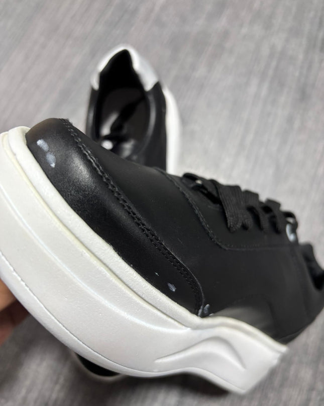 Zapatilla diest - negro plateado 37 (Yayita)