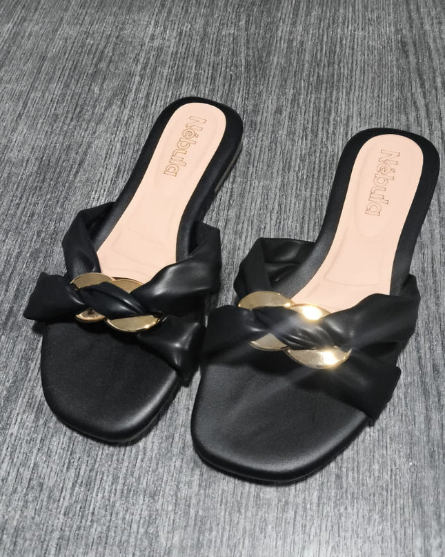 Sandalia cosmina - Negro 36 (Yayita)