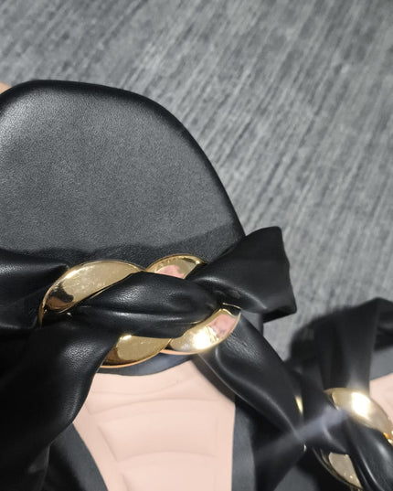 Sandalia cosmina - Negro 36 (Yayita)