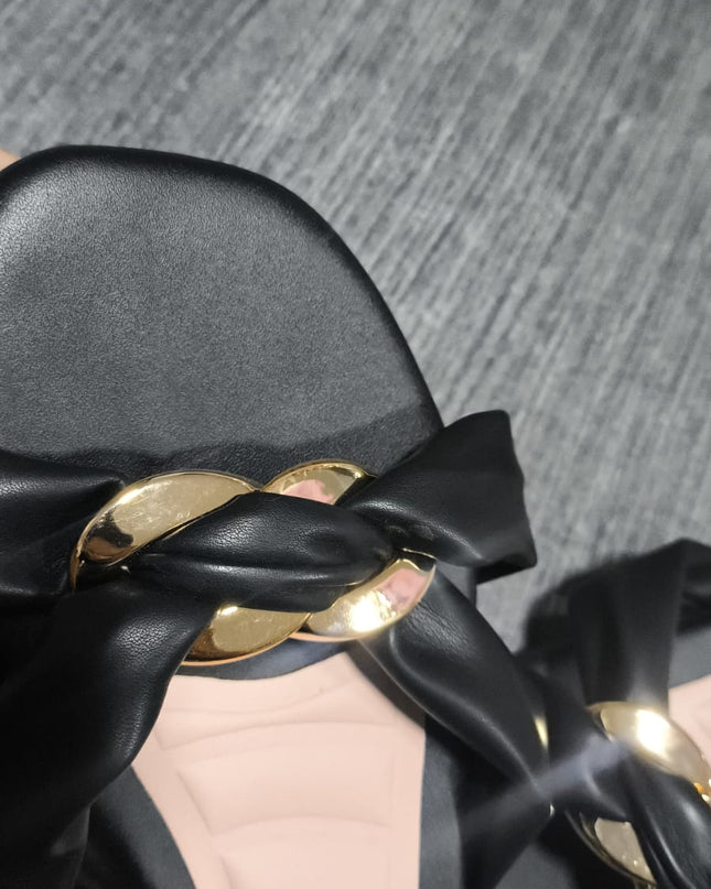 Sandalia cosmina - Negro 36 (Yayita)