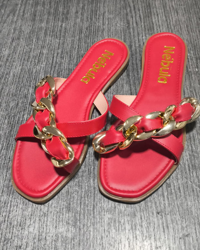 Sandalia delmas - Rojo 39 (Yayita)