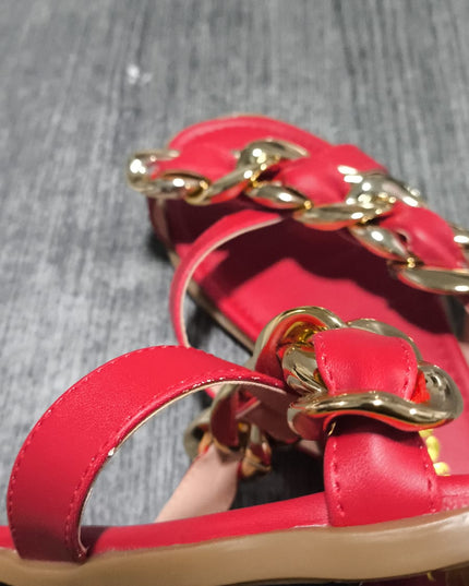 Sandalia delmas - Rojo 39 (Yayita)
