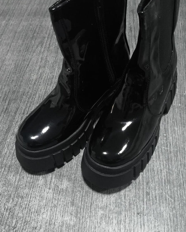 Botas artigas - negro charol 36 (Yayita)