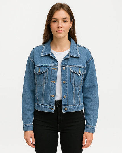 Casaca Oversize - Celeste