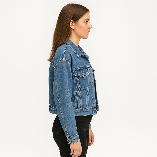 Casaca Oversize - Celeste