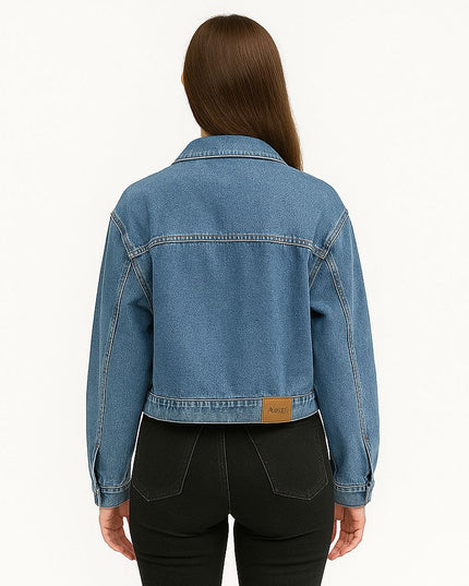 Casaca Oversize - Celeste