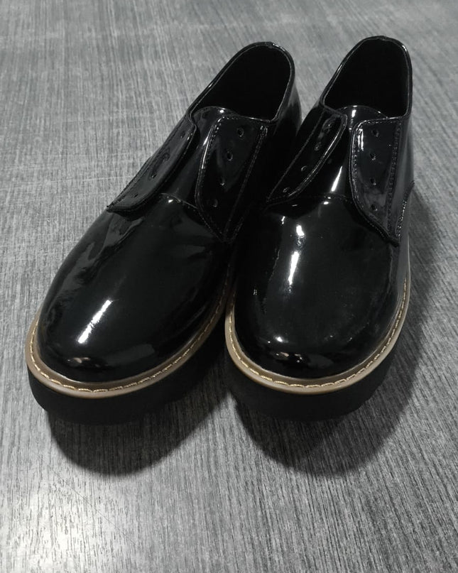 Mocasin Recife - Negro Charol 35 (Yayita)