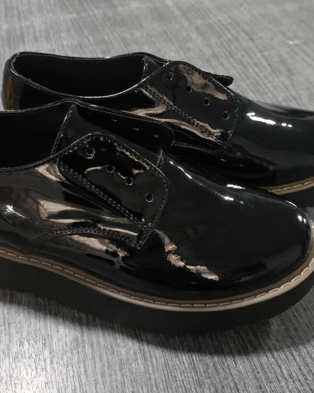 Mocasin Recife - Negro Charol 35 (Yayita)