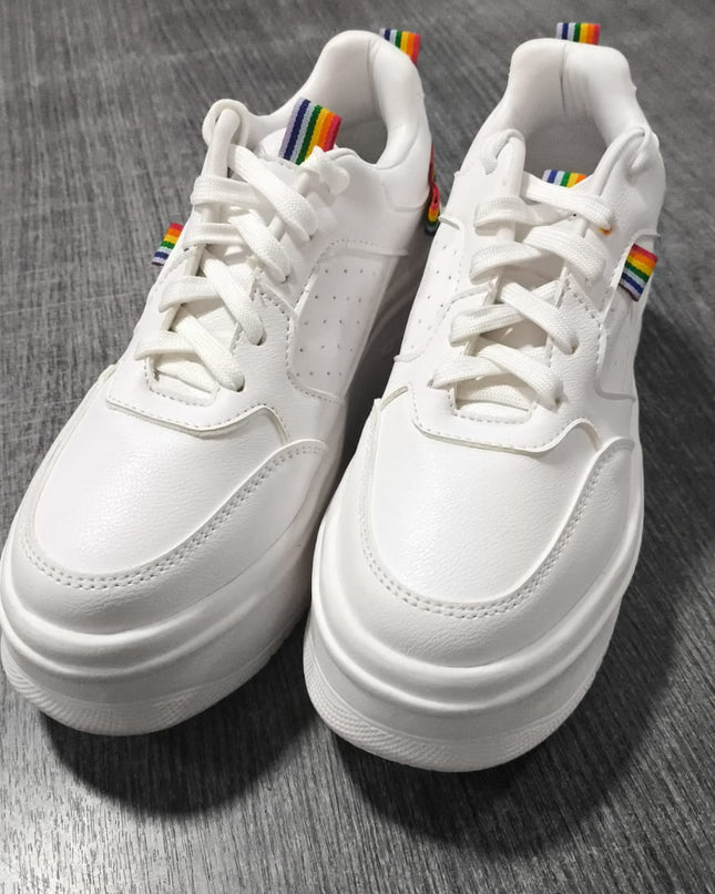 Zapatilla Roterdam -Blanco 36 (Yayita)