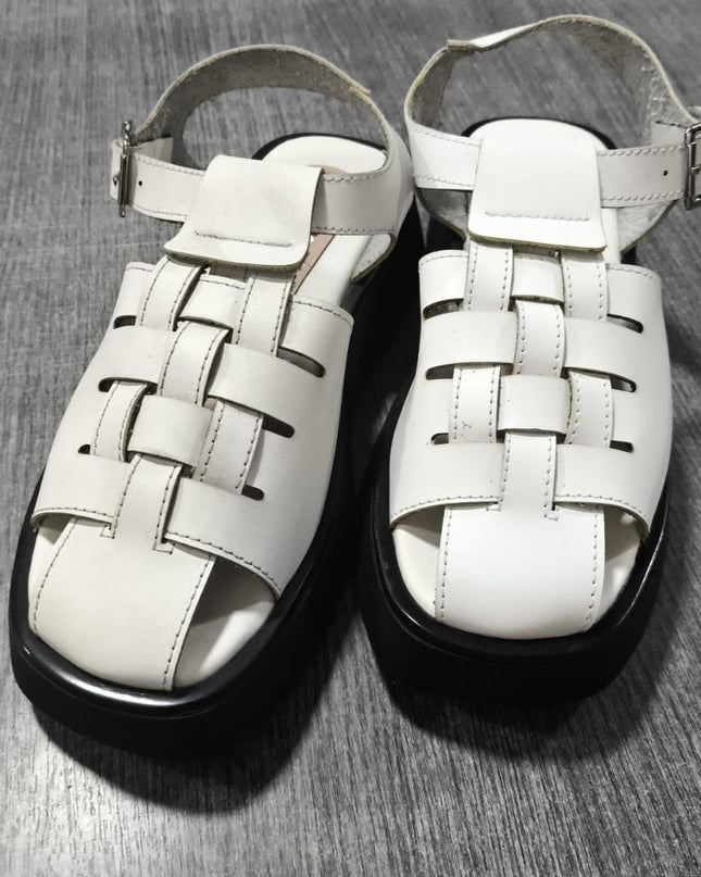 Sandalias Gopa  - Blanco 37 (Yayita)