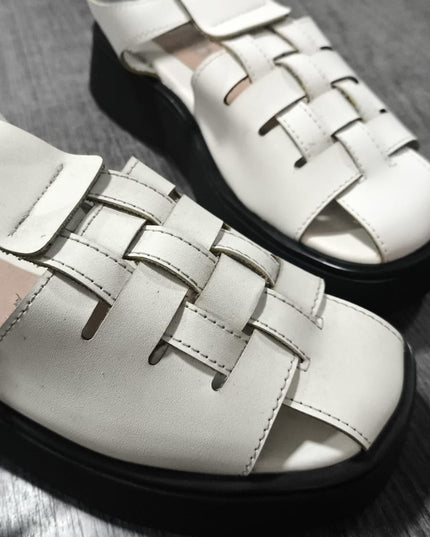 Sandalias Gopa  - Blanco 37 (Yayita)