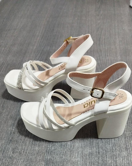 Sandalia Yanci - Blanco 36 (Yayita)