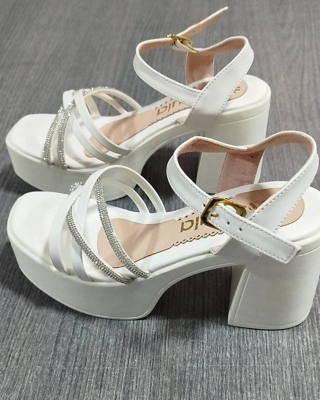 Sandalias Yanci - Blanco 37 (Yayita)