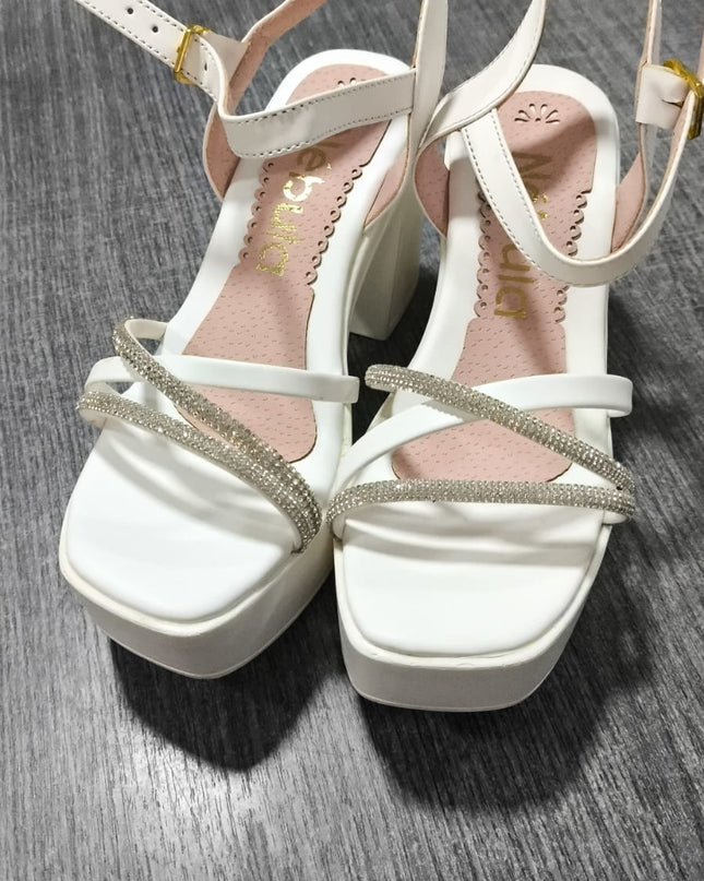 Sandalias Kris - Blanco 36 (Yayita)