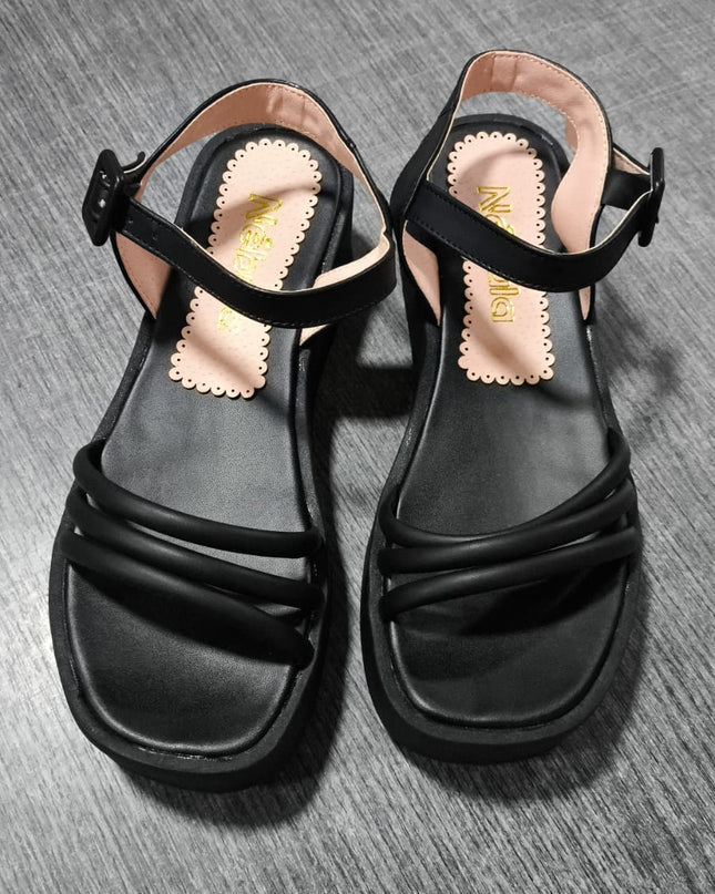 Sandalias Hilton - negro 37 (Yayita)