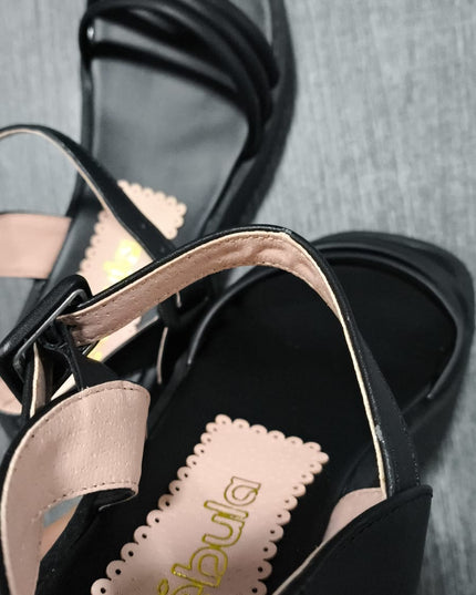 Sandalias Hilton - negro 37 (Yayita)