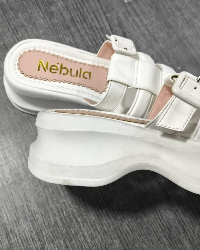 Sandalias svetlana - blanco 37 (Yayita)