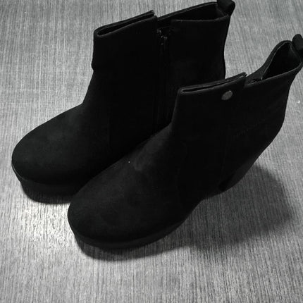 Botines Mujer coff - negro gamuza 37 (Yayita)