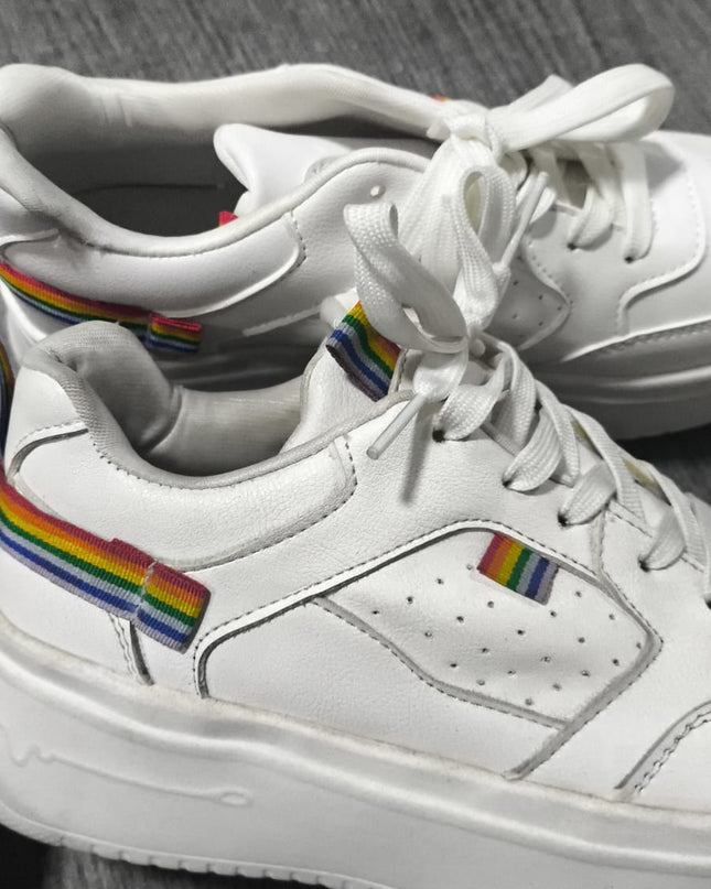 Zapatilla Roterdam - Blanco 37 (Yayita)