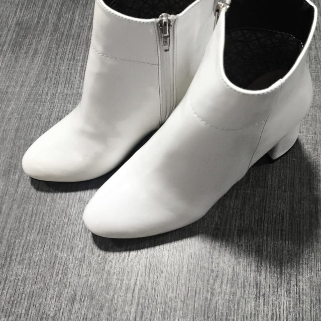 Botas Mujer texas - Blanco charol 35 (Yayita)