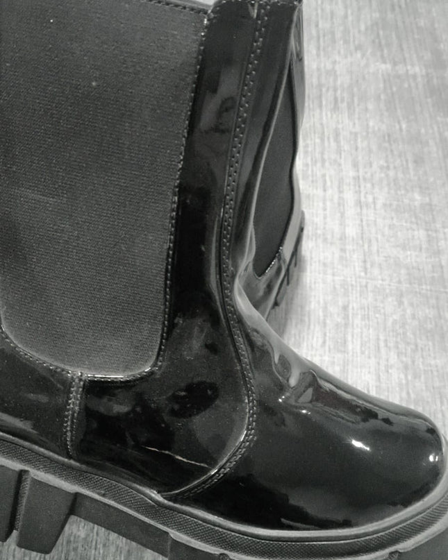 Botas artigas - negro charol 35 (Yayita)