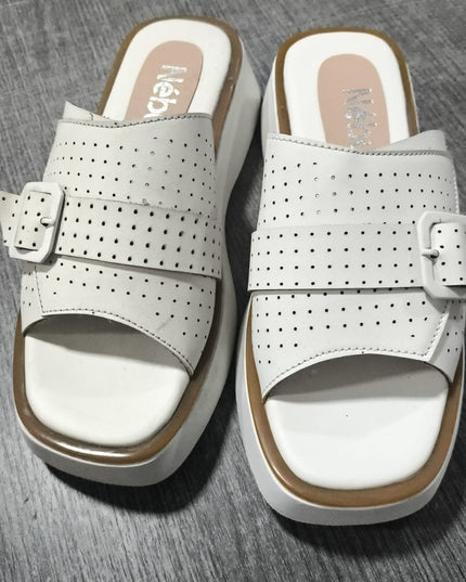 Sandalias benzim - Blanco 37 (Yayita)