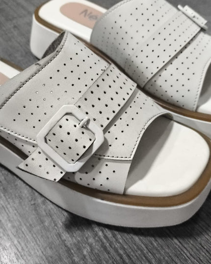 Sandalias benzim - Blanco 37 (Yayita)
