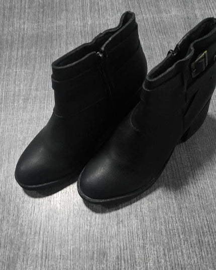 Botines Aregua - negro cuero 37 (Yayita)