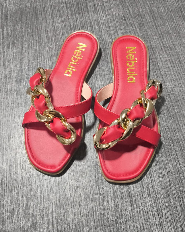 Sandalias delmas - Rojo 36 (Yayita)