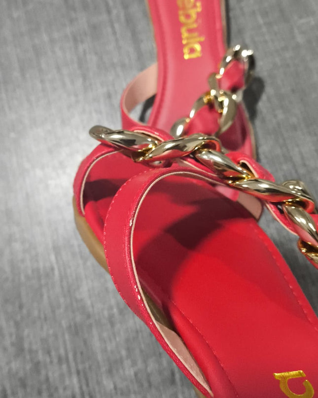 Sandalias delmas - Rojo 36 (Yayita)