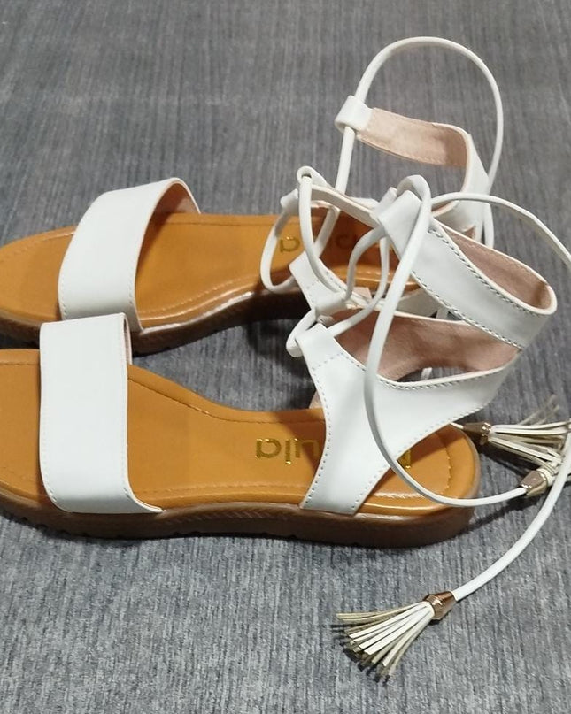 Sandalia Adis - Blanco 37 (Yayita)