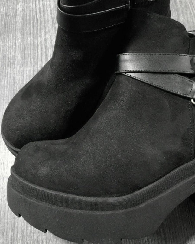 Botas Dimryt - negro gamuza 39  (Yayita)