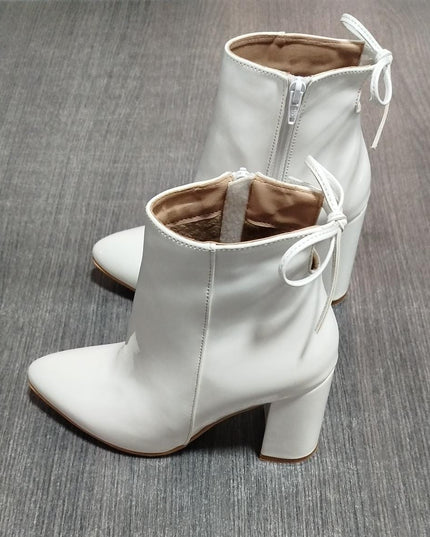 Botas Bubali - Blanco Charol 37 (Yayita)