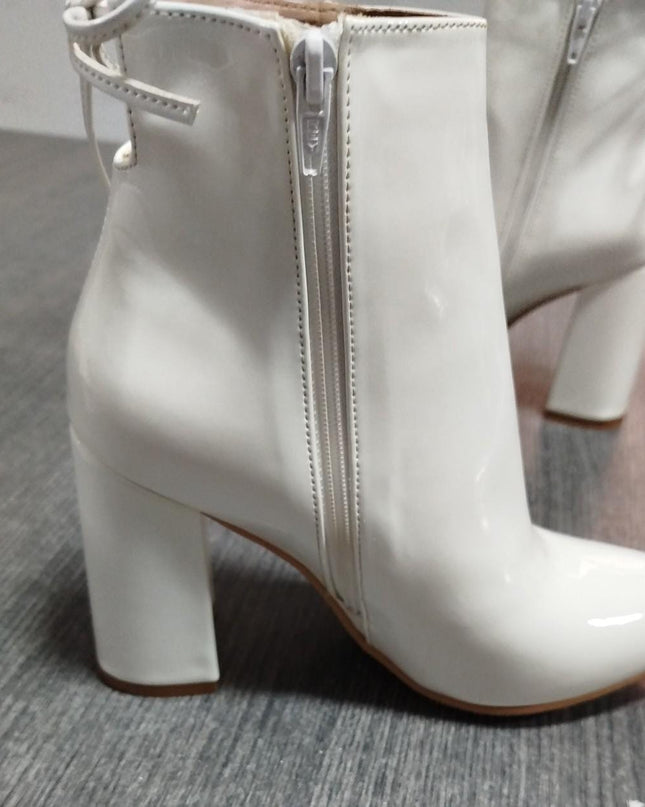 Botas Bubali - Blanco Charol 37 (Yayita)