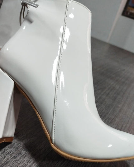 Botas Bubali - Blanco Charol 37 (Yayita)