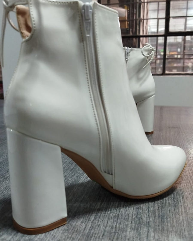 Botas Bubali - Blanco Charol 39 (Yayita)