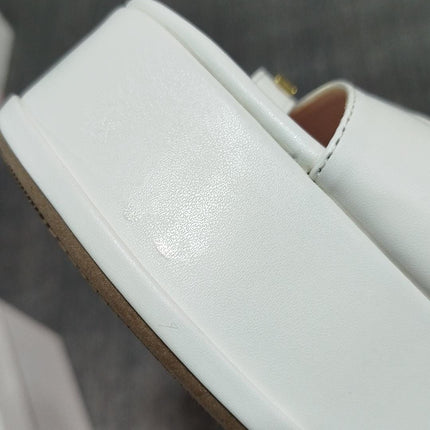 Sandalias Casuales Mujer Mimi - Blanco 39 (Yayita)