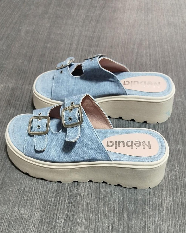 Sandalias Jovinah - Denim 37 (Yayita)