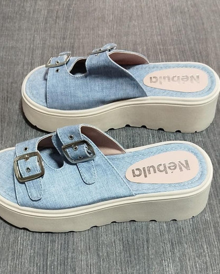 Sandalias Jovinah - Denim 39 (Yayita)