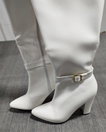 Botas Samalut - Blanco 35 Yayita)