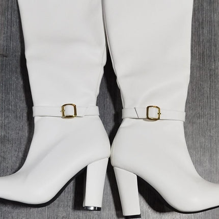 Botas Mujer Samalut - Blanco 35 Yayita)