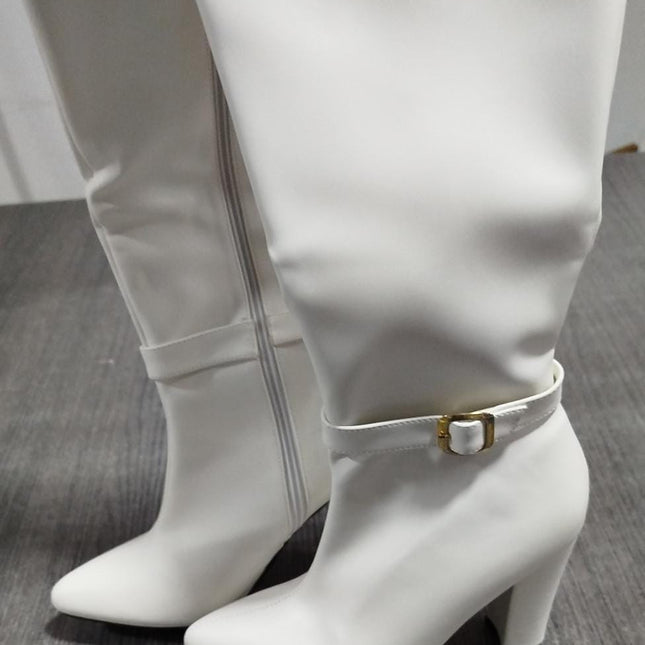 Botas Mujer Samalut - Blanco 37 (Yayita)