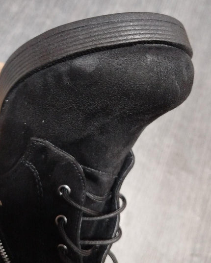 Botas Camilla - Negro Gamuza 37 (Yayita)